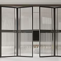 modern folding door 3d model