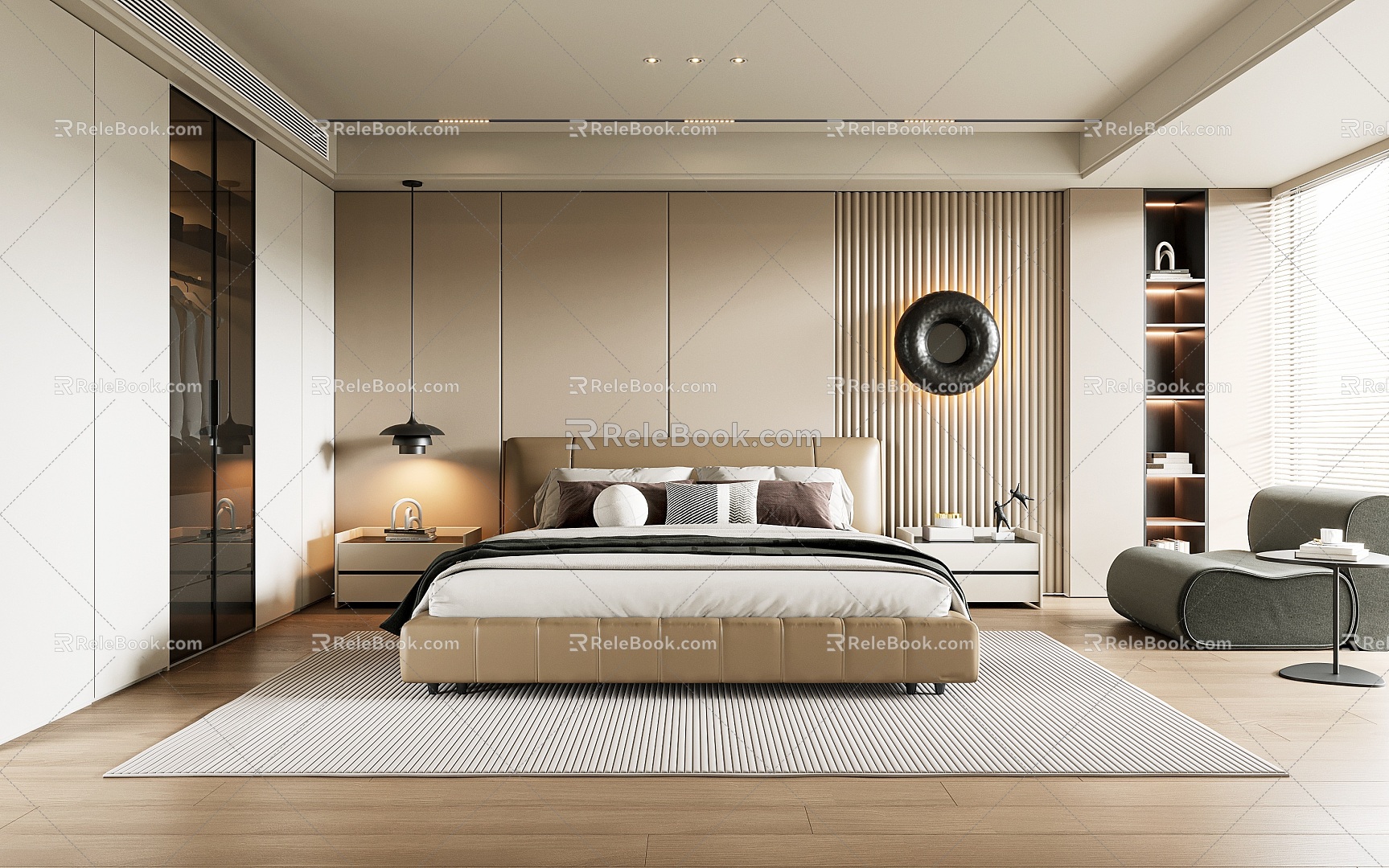 Modern Bedroom 3d model