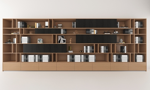 Modern Bookcase Modern Minimalist Display Cabinet Modern Decorative Cabinet 3d model