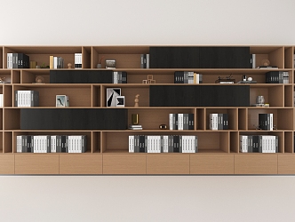 Modern Bookcase Modern Minimalist Display Cabinet Modern Decorative Cabinet 3d model