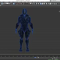 Smart Robot Humanoid With Silver Metallic Armor Helmet And Futuristic Design