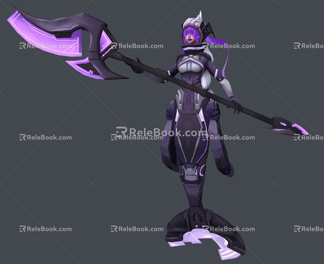 Robot Artificial Intelligence Nami Game Character Hero League 3d model