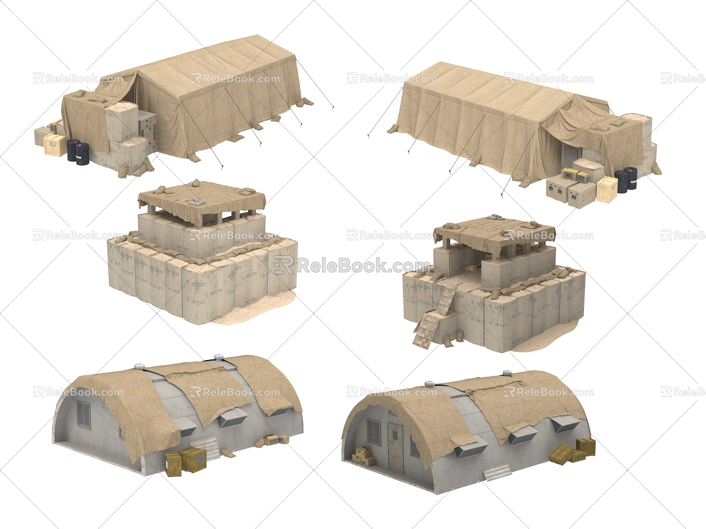 Industrial Equipment Tent 3d model