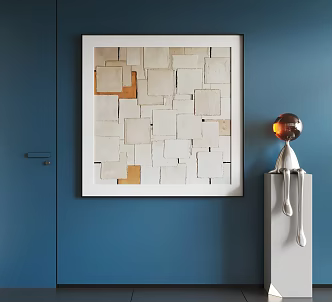 Modern Abstract Hanging Painting Modern Minimalist Hanging Painting Modern Light Luxury Hanging Painting Modern Italian Hanging Painting Modern Light Luxury Hanging Painting 3d model