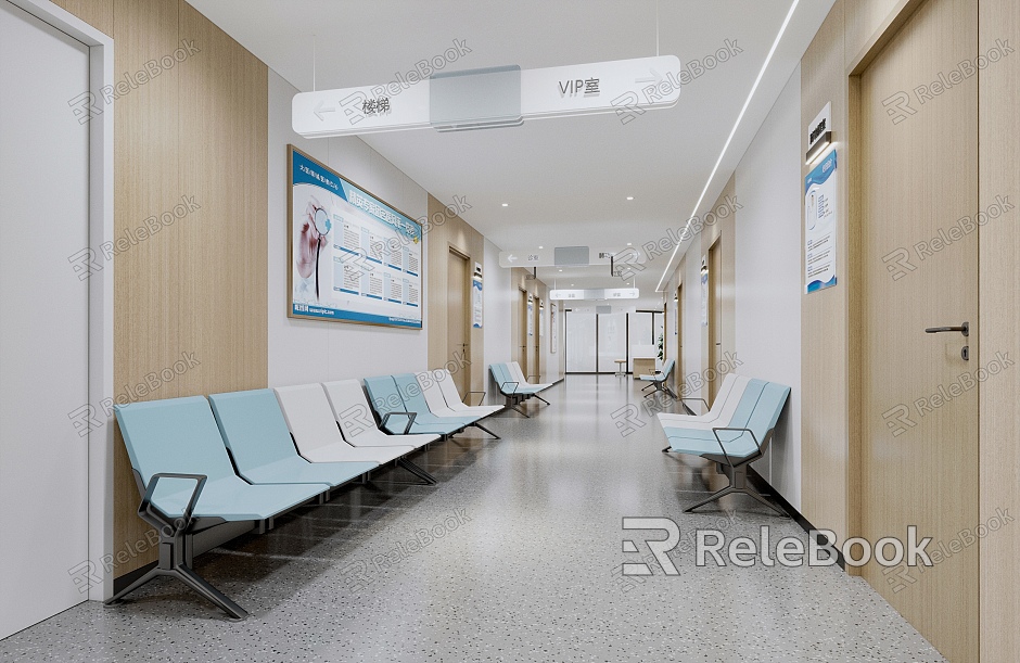 Hospital aisle model