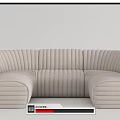Modern Combination Sofa Card Seat Sofa Multiplayer Sofa Stitching Sofa 3d model