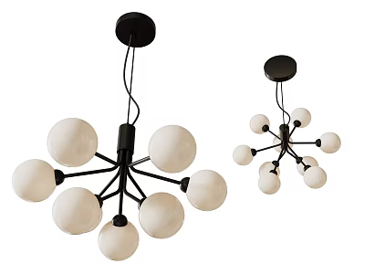 Modern Chandelier Art Chandelier Spherical Chandelier 3d model