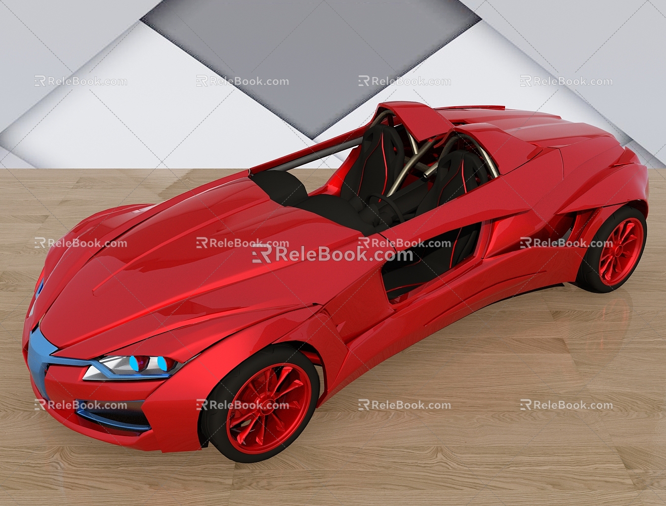 Hyundai toy car super sports car car concept car model