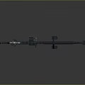 Modern Sniper Rifle With Scope Long Barrel Bipod And 3D Render Design