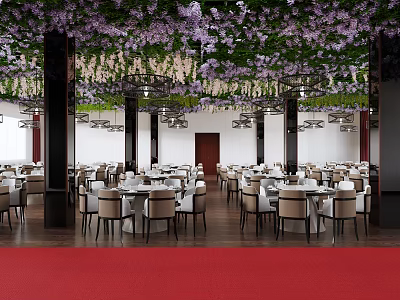Modern Ballroom Bundle Hotel 3d model