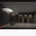 Modern Gym Interior With Weightlifting Equipment And Fitness Machines Metal Ceiling Structure And Black Flooring