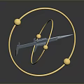 Caliper ruler measuring tools hardware tools processing tools furniture 3d model