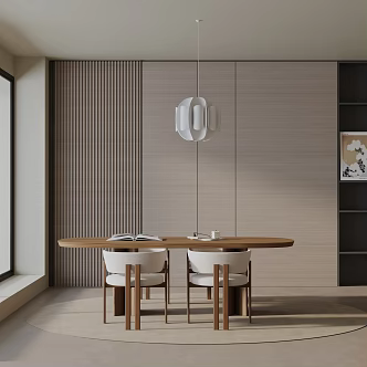 Modern table combination 3d model