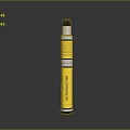 Cylindrical Yellow Label Glue Stick For Office Home Daily Use With Labeled Packaging