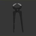 Pipe pliers vise bench vise wrench tool hardware tool processing tool furniture 3d model