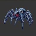 Robot Spider Robot Mecha Spider Science Fiction Spider Mechanical Spider Spider Battery Spider Tower Defense 3d model