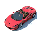 Red Convertible Sports Car With Sleek Design And Open Top Modern Exterior And Sporty Features