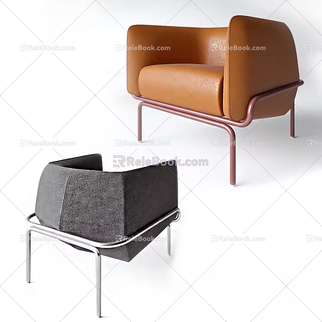 Single Sofa Single Chair Recliner Chair Leisure Chair Lazy Sofa Lazy Chair 3d model