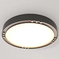 Modern Minimalist Ceiling Lights With Rectangular Round Shapes And Bright White Light 3d model