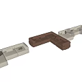 Miloti Minotti Multiplayer Sofa 3d model