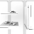 Modern game console combination 3d model