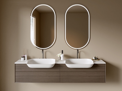 Modern Bathroom Cabinet Bathroom Basin Bathroom Ornaments 3d model