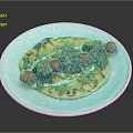 Grilled Flatbread With Grilled Meat Cherry Tomatoes Yogurt Sauce And Green Herbs On White Plate