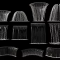 Water Fountain Design Collection With Various Shapes And Decorative Elements