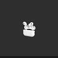 White Wireless Earbuds With Charging Case And Open Ear Design