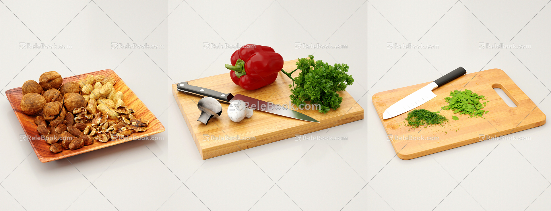 Kitchen utensils Modern kitchenware 3d model