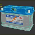 Car Power Battery 63ah 12V Power Delivery Start Reliable Household Electrical Energy Source