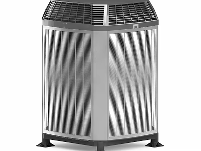 Efficient Home Air Purifier With Hexagonal Top Design And High Filtration Performance 3d model