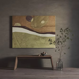 Quiet Decorative Paintings 3d model