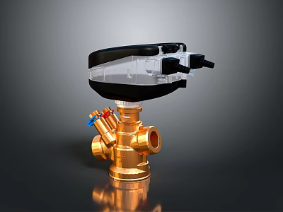 Propeller motor Brushless motor Brushless propeller fan blade 3d model