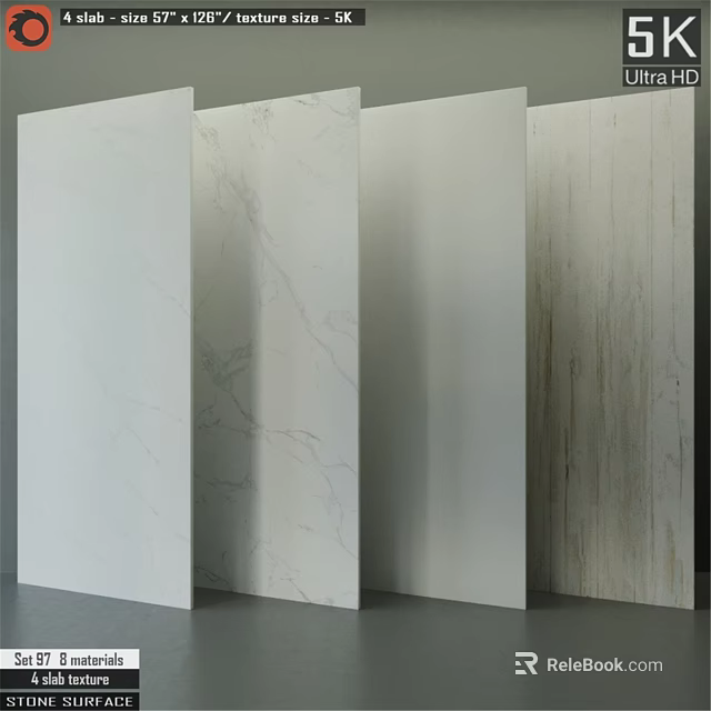 High Quality Building Components With Marble Wood Grain And Smooth Surface Designs 3d model 