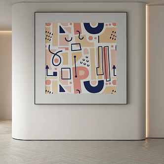 decorative painting 3d model