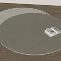 Round carpet 3d model