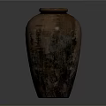 Traditional Handcrafted Brown Clay Pot With Textured Surface And Rustic Design