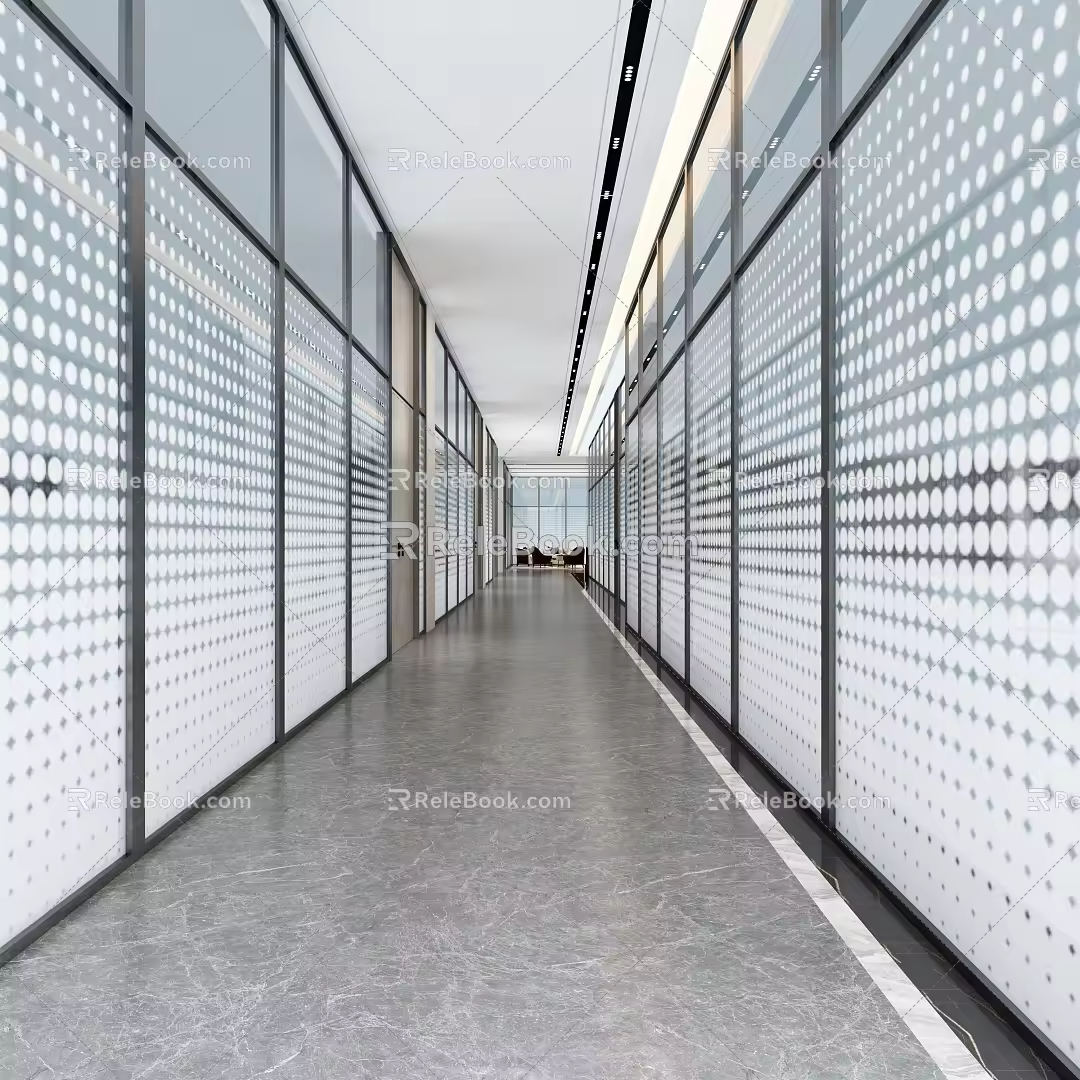 The Modern Corridor 3d model