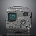 Sony Vintage Portable Music Player With Digital Screen Handle Knob And Buttons