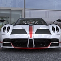 Pagani HuayraBC Racing Super sports car 3d model