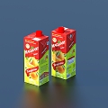 Beverage Boxed Juice 3d model