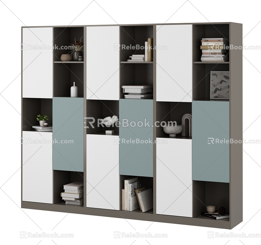 High file cabinet 3d model