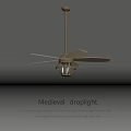 Unique Medieval Droplight Design Featuring Classic Metal Frame And Vintage Style