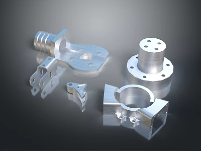High Quality Hardware Tools Including Precision Metal Parts And Aluminum Components 3d model