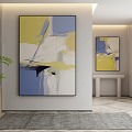 modern decorative painting 3d model