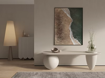 Quiet Decorative Painting Texture Decorative Hanging Painting 3d model
