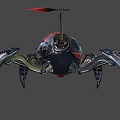 Weapons Mechanical Spider 3d model