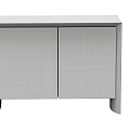 Modern Wooden Sideboard With Metal Frame And Elegant Wood Grain Design