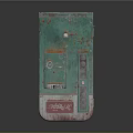 Vintage Green Rusted Coca-Cola Vending Machine With Retro Design And Classic Logo